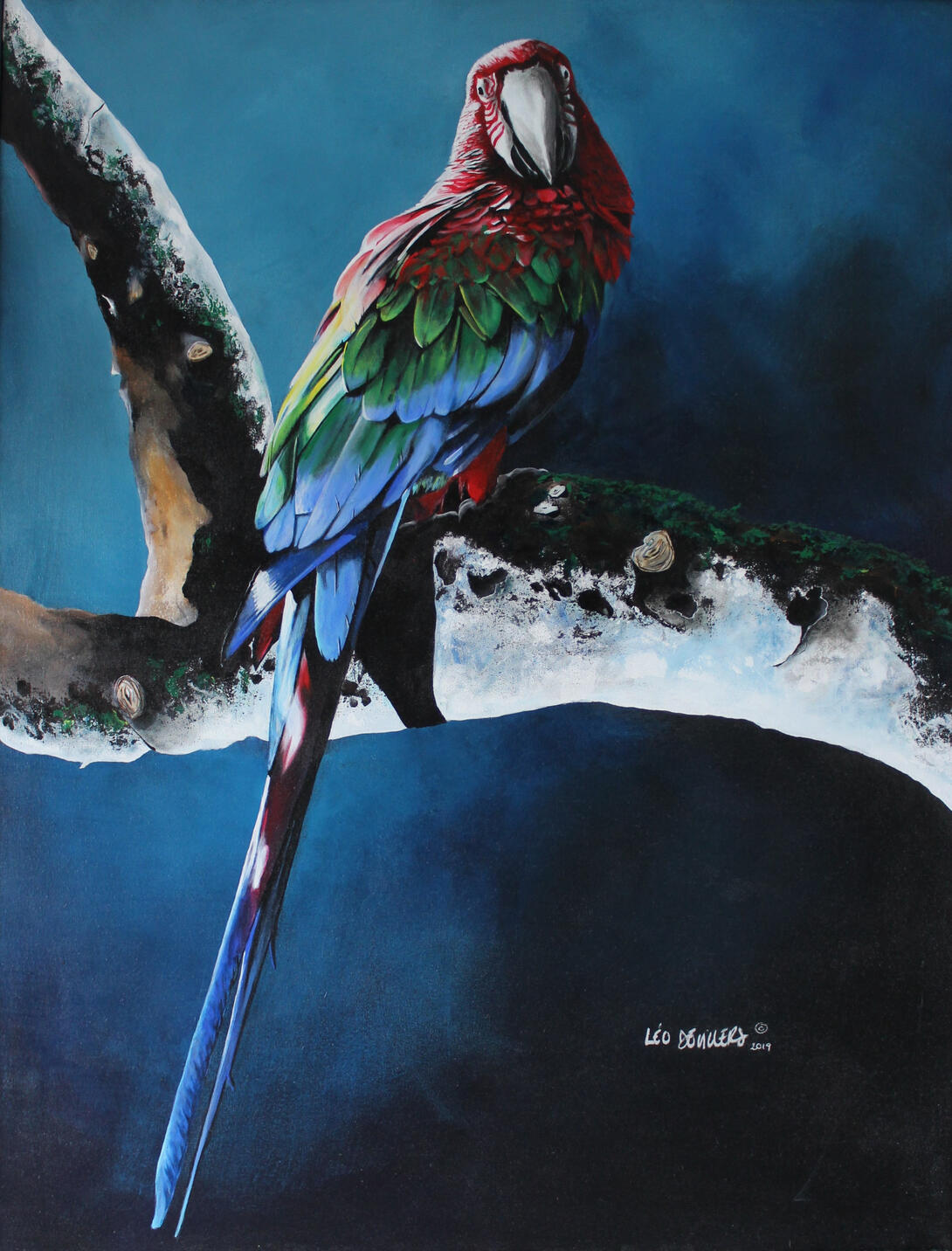 "Fruitloop", 35" x 45". Acrylic on canvas. $3000