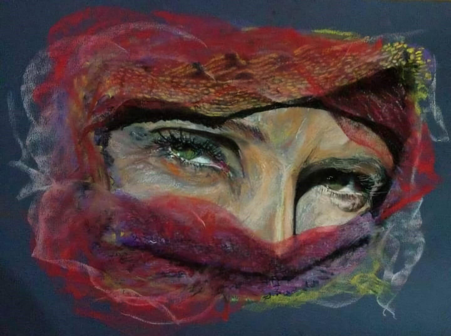 "Secrets", 13" x 19". Soft Pastel. $975